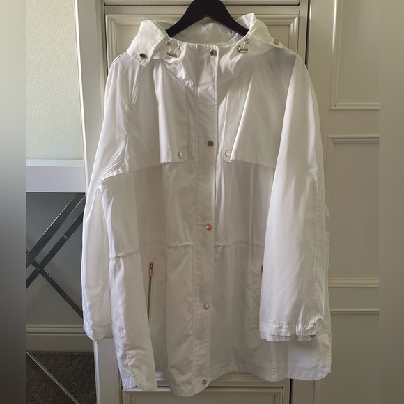 Calvin Klein Windbreaker Raincoat Trench Coat Style - Picture 17 of 17